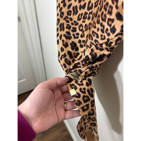 Summersalt The marina swimsuit one piece size 2 long torso size NWOT leopard - Picture 4 of 5
